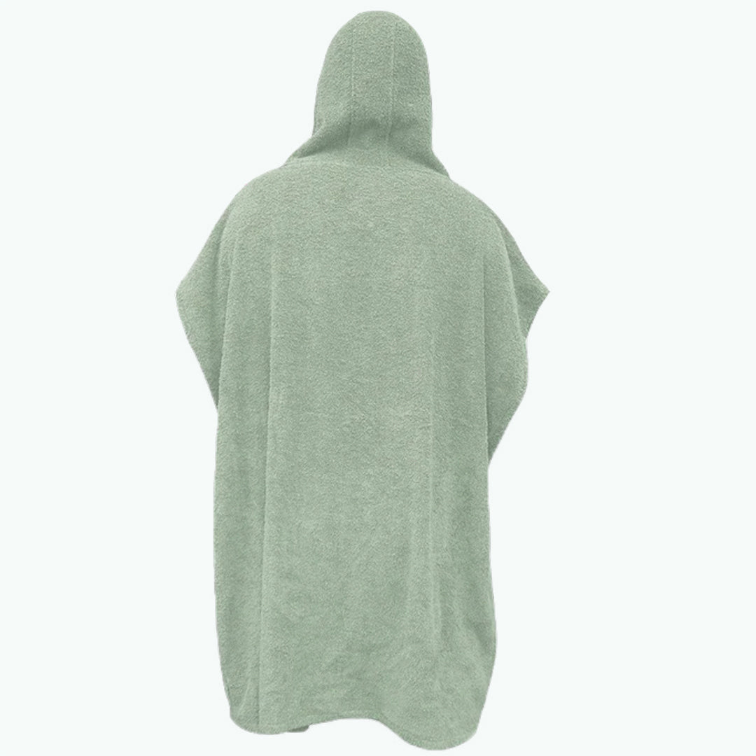 Adult Hooded Towel Poncho | Sage Green
