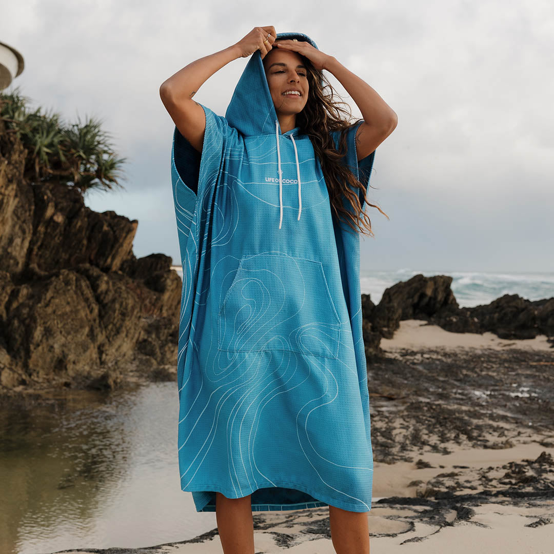 PRE ORDER Sand Free Adult Hooded Towel | Whale Shark