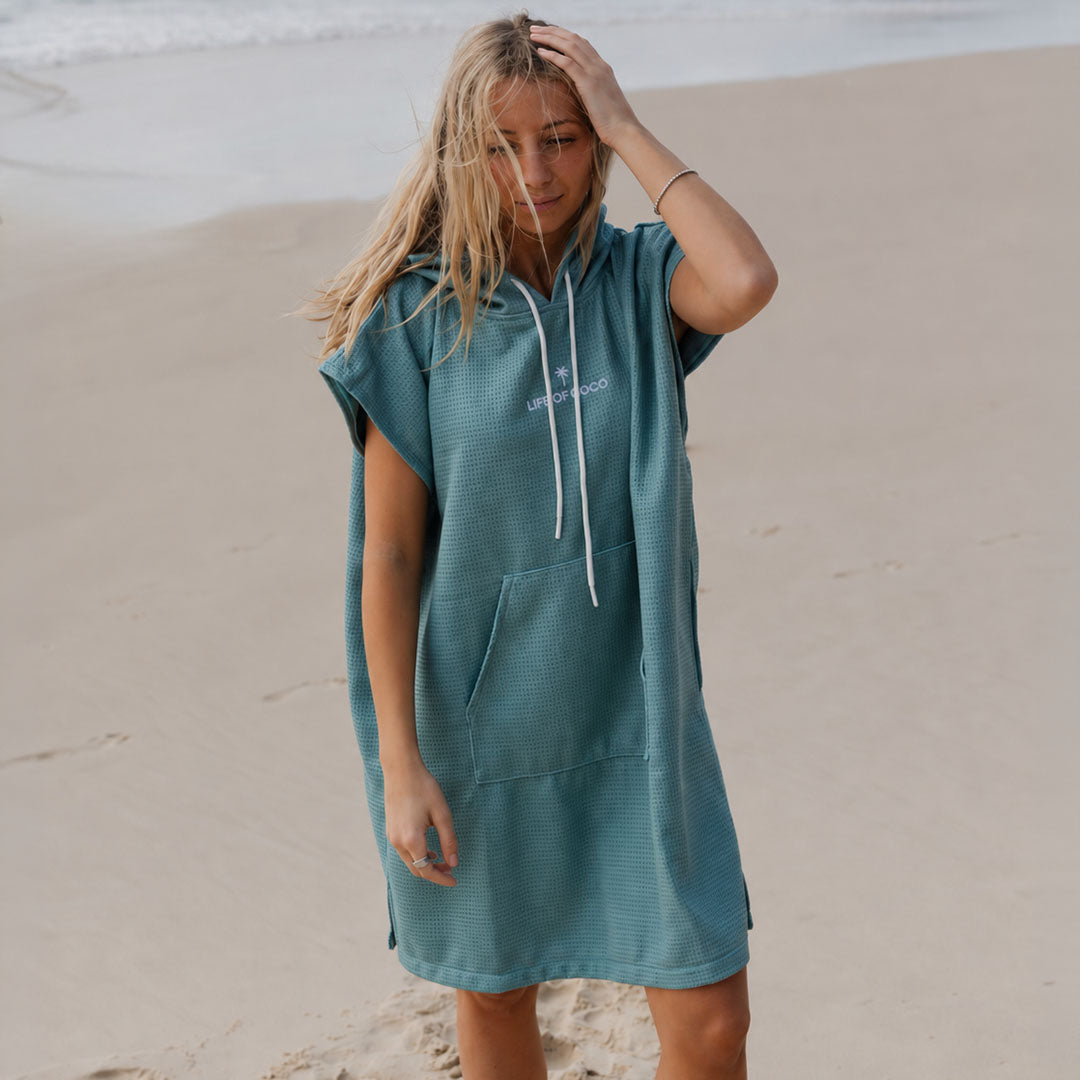 PRE ORDER Sand Free Adult Hooded Towel | Sage Green
