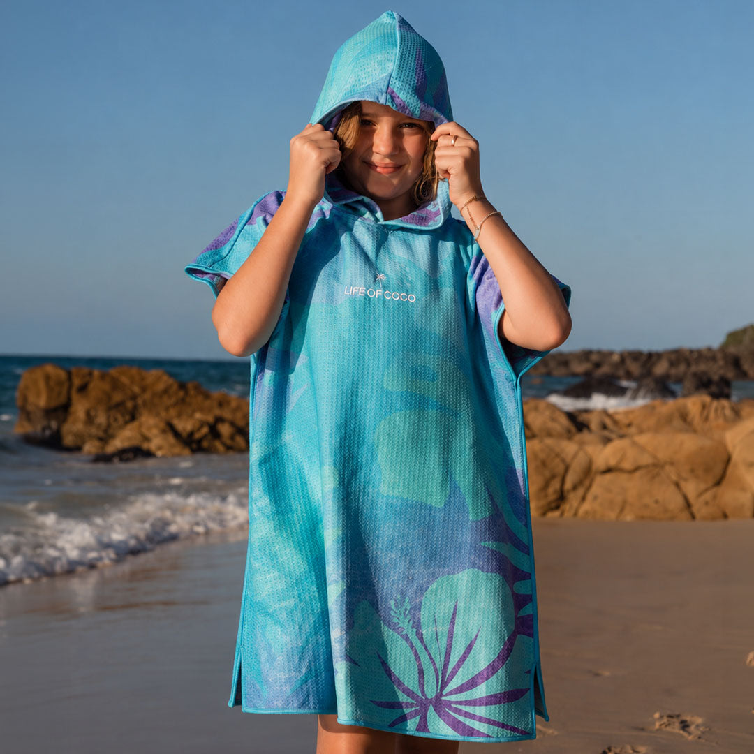 PRE ORDER Sand Free Kids Hooded Towel | Dolphin
