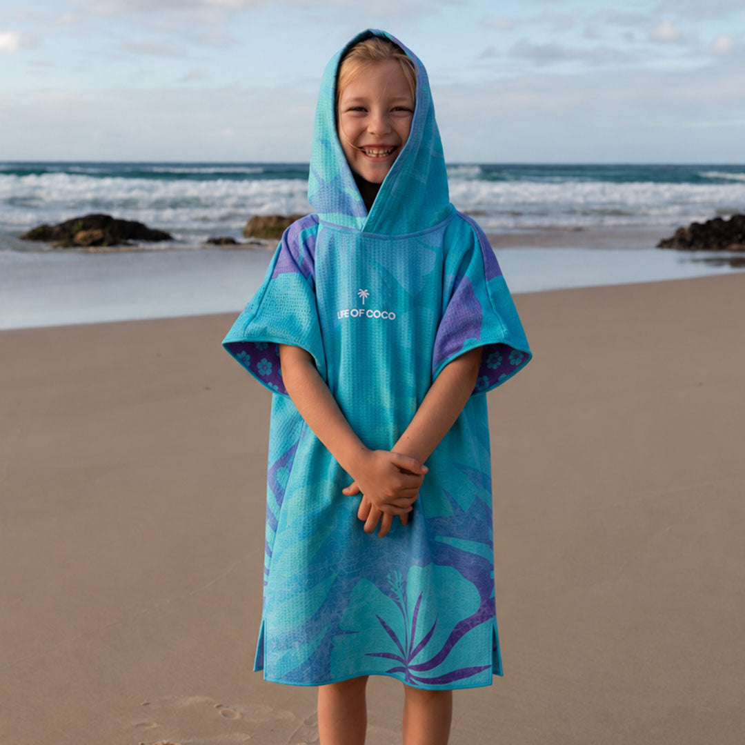 PRE ORDER Sand Free Kids Hooded Towel | Dolphin