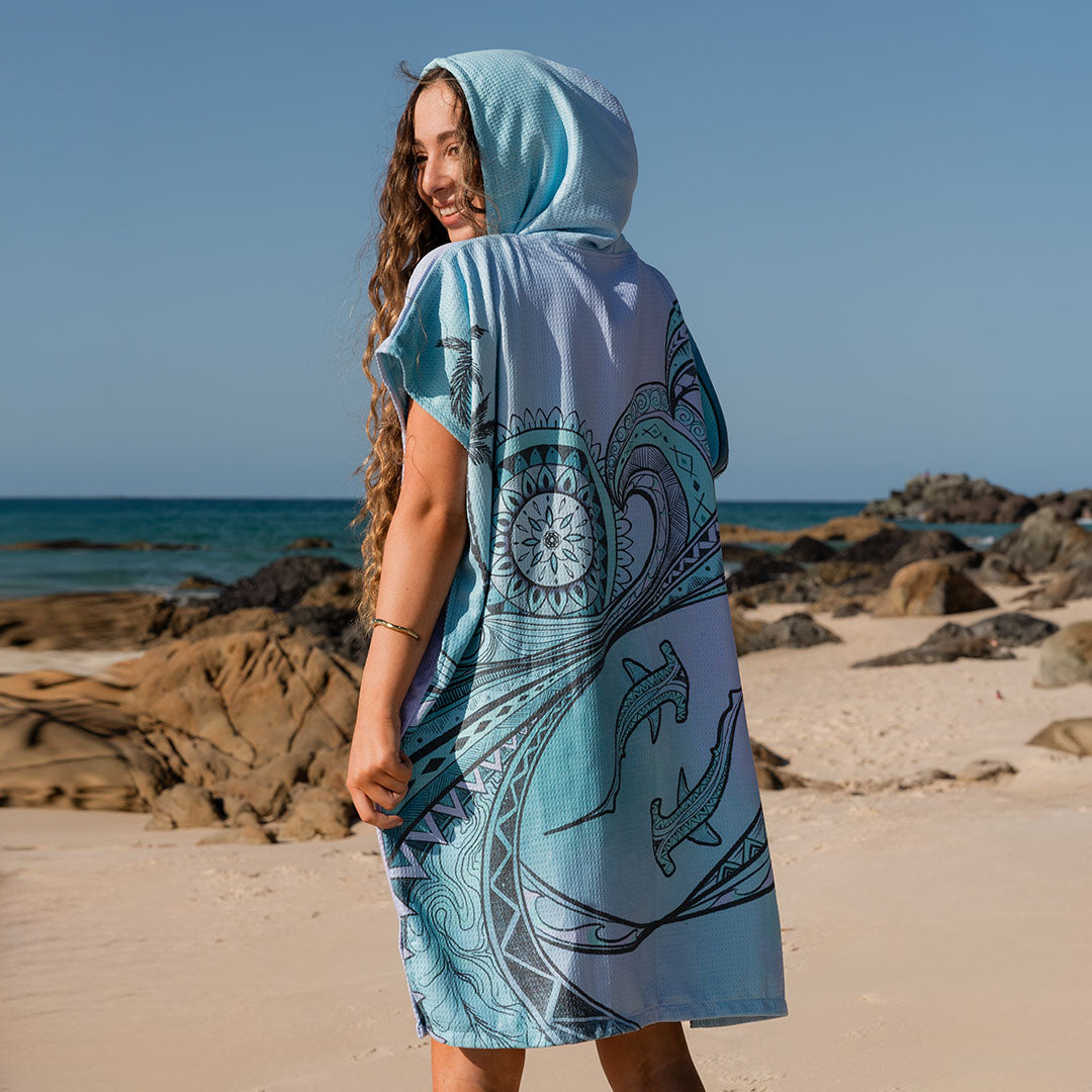 PRE ORDER Sand Free Teen Hooded Towel | Hammerhead