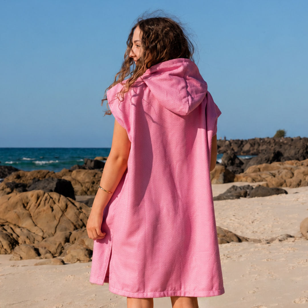 PRE ORDER Sand Free Teen Hooded Towel | Pink