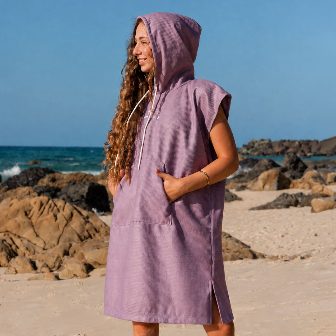PRE ORDER Sand Free Teen Hooded Towel | Purple