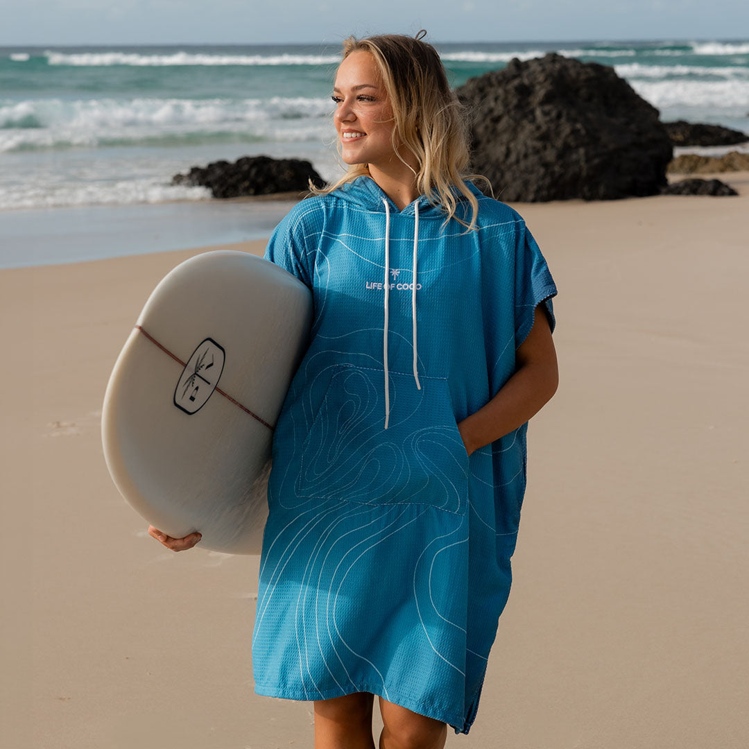 PRE ORDER Sand Free Teen Hooded Towel | Whale Shark