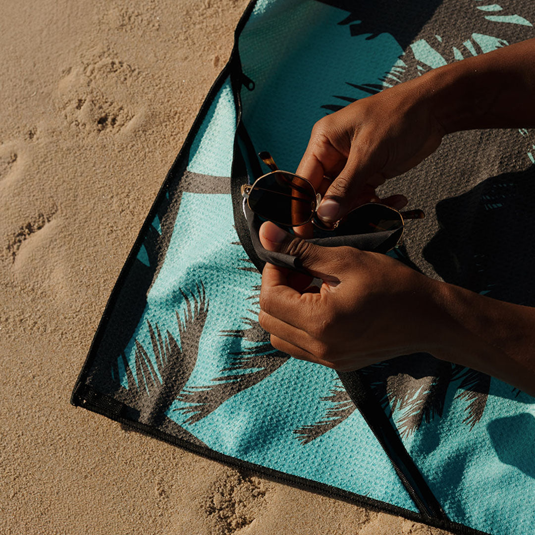 Sand Free Beach Towel | Single | Miami Sunset
