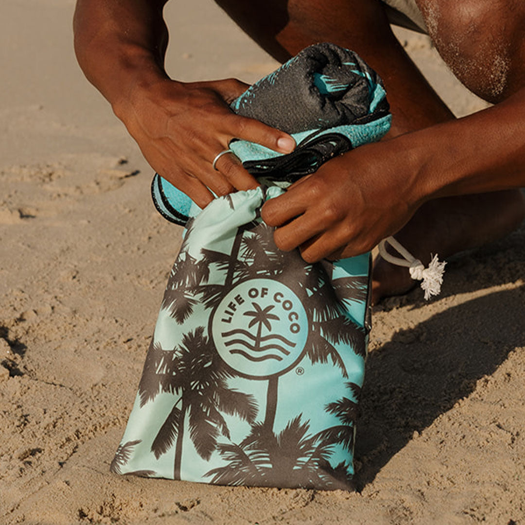 Sand Free Beach Towel | Single | Miami Sunset