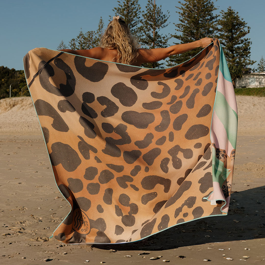 Sand Free Beach Towel | Double | White Lotus