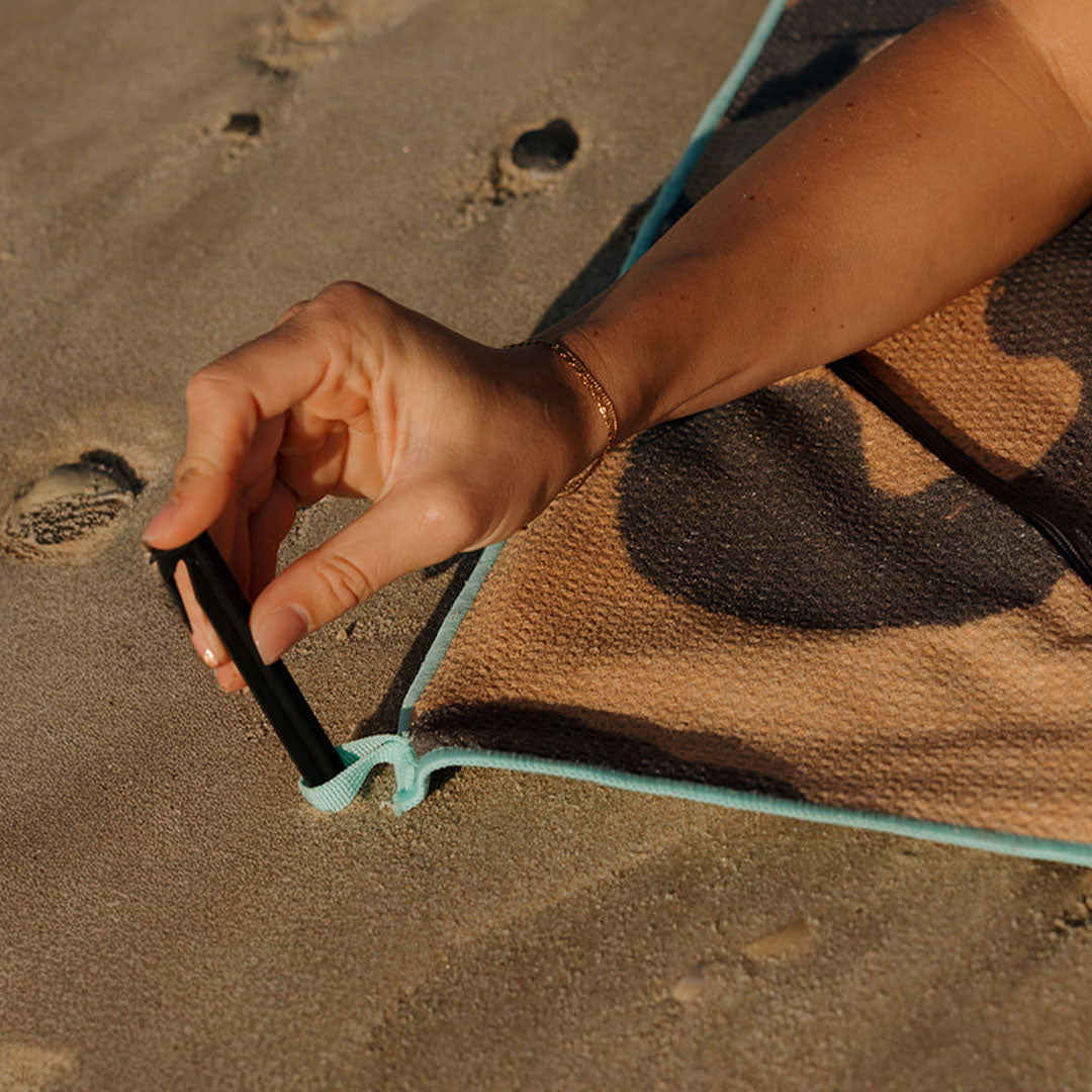Sand Free Beach Towel | Double | Leopard Print