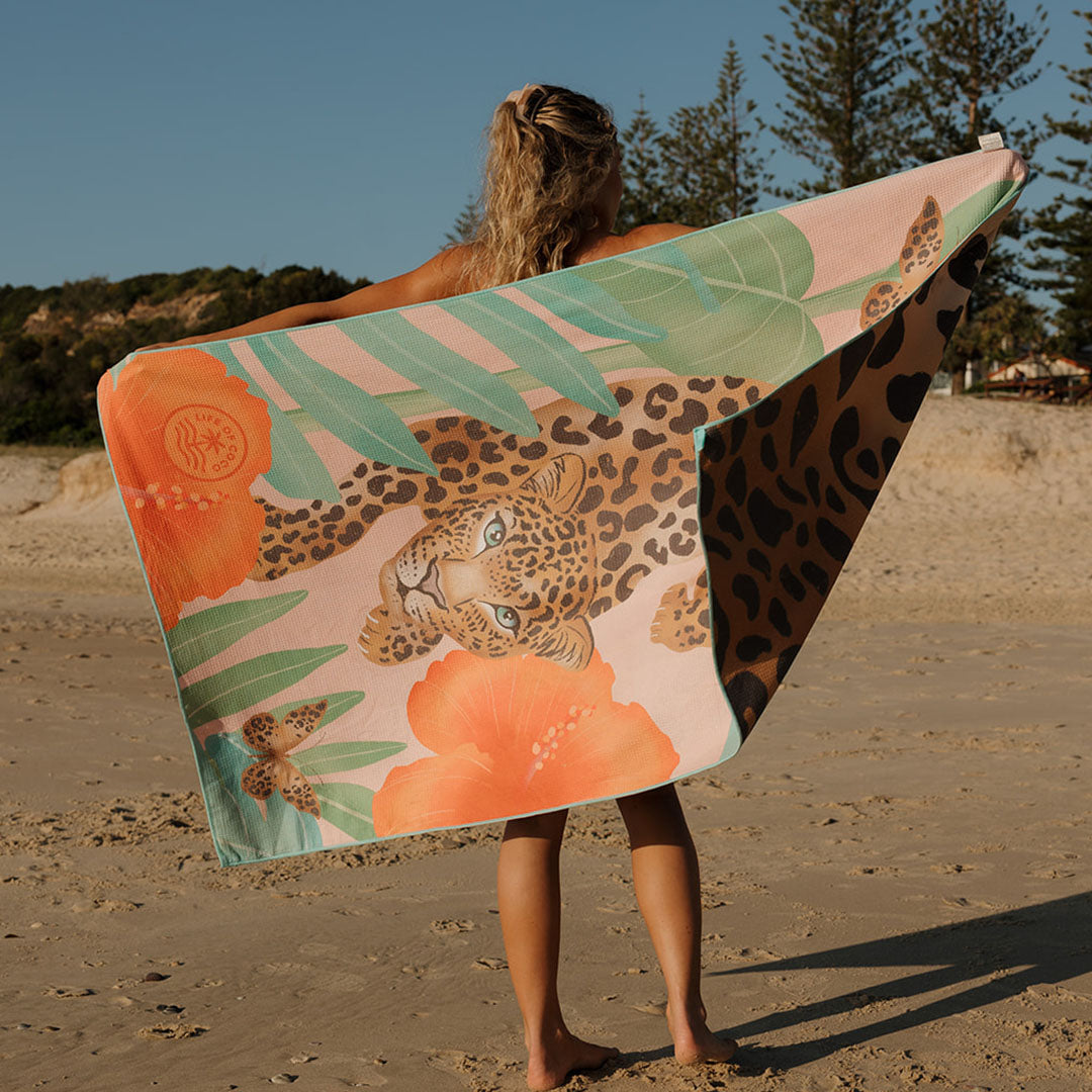 Sand Free Beach Towel | Single | White Lotus