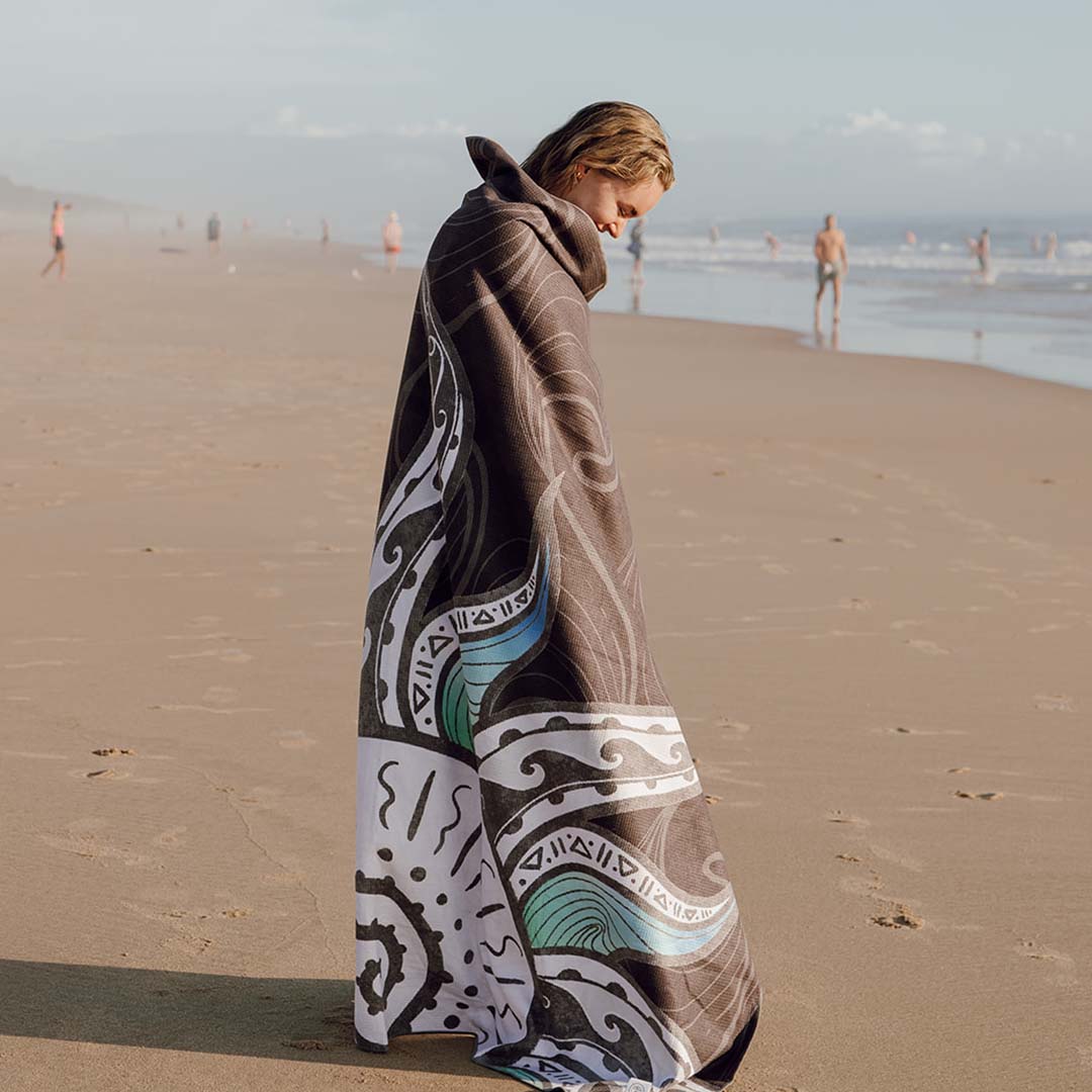 sand free double beach towels loc