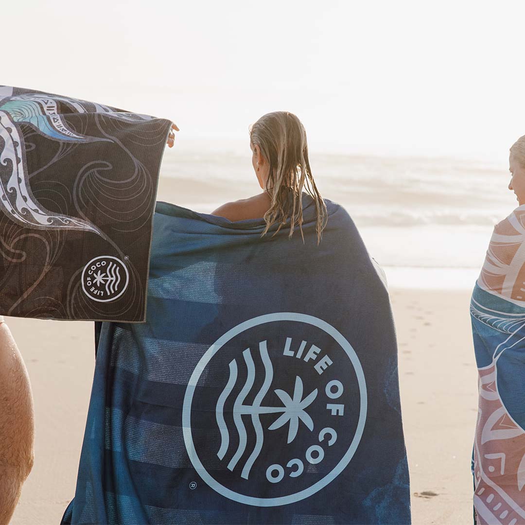 Sand-free beach towel by LOC