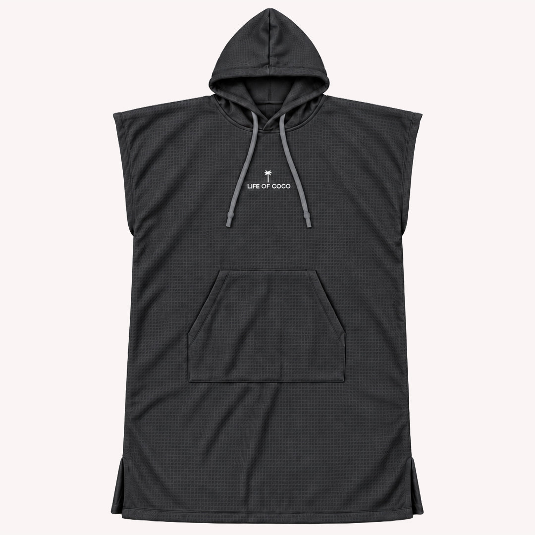 PRE ORDER Sand Free Adult Hooded Towel | Black