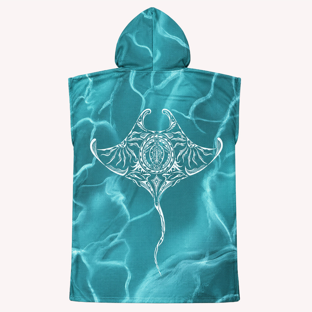 PRE ORDER Sand Free Adult Hooded Towel | Manta Green