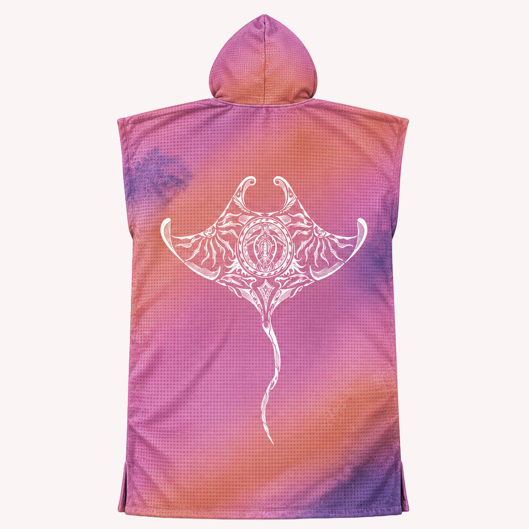 PRE ORDER Sand Free Adult Hooded Towel | Manta Sunset