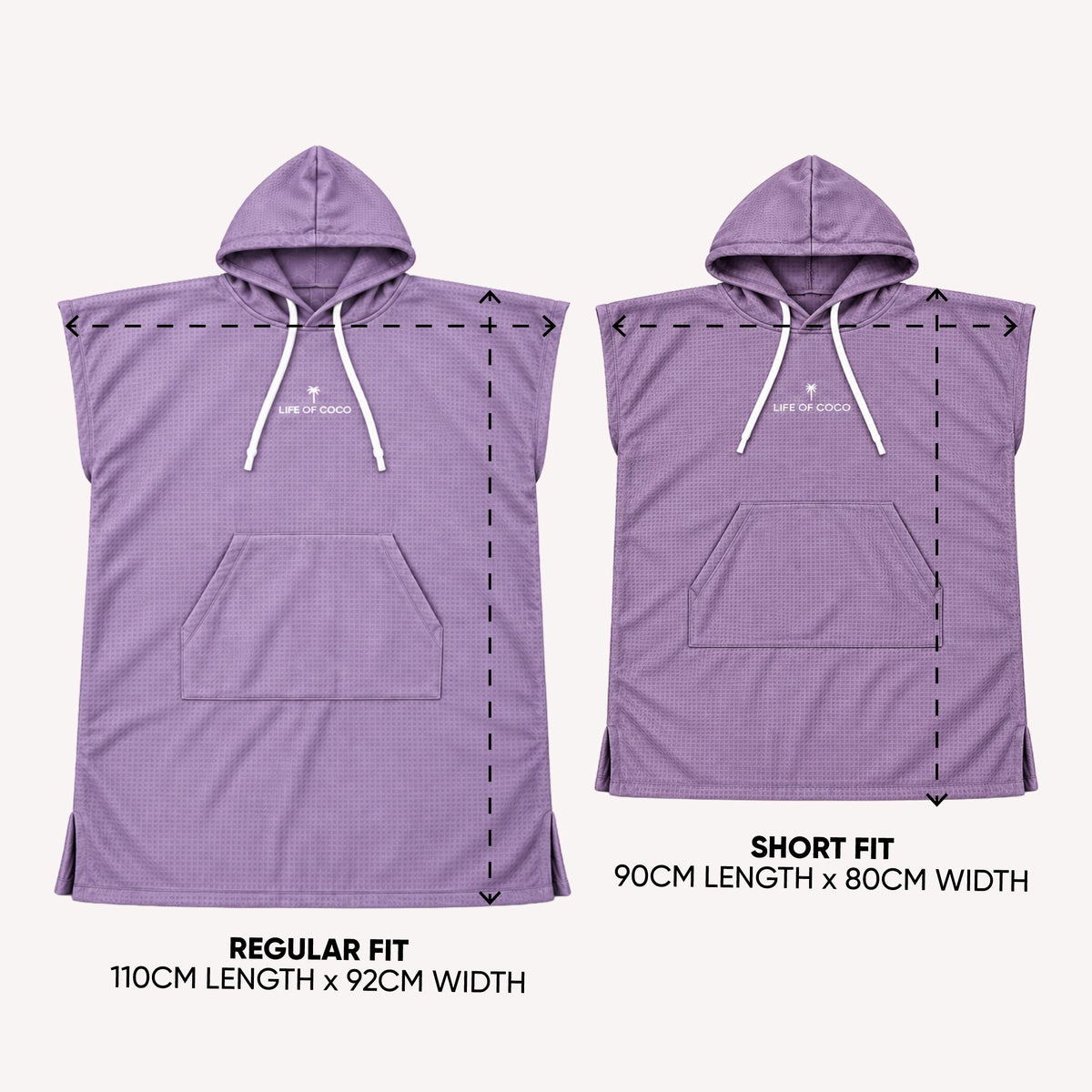 PRE ORDER Sand Free Adult Hooded Towel | Purple