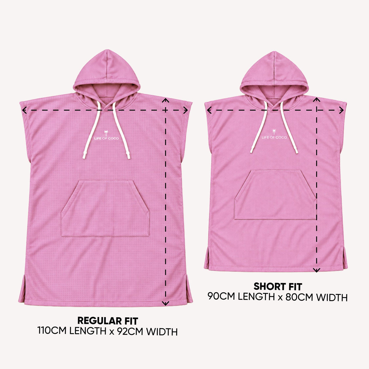 PRE ORDER Sand Free Adult Hooded Towel | Pink