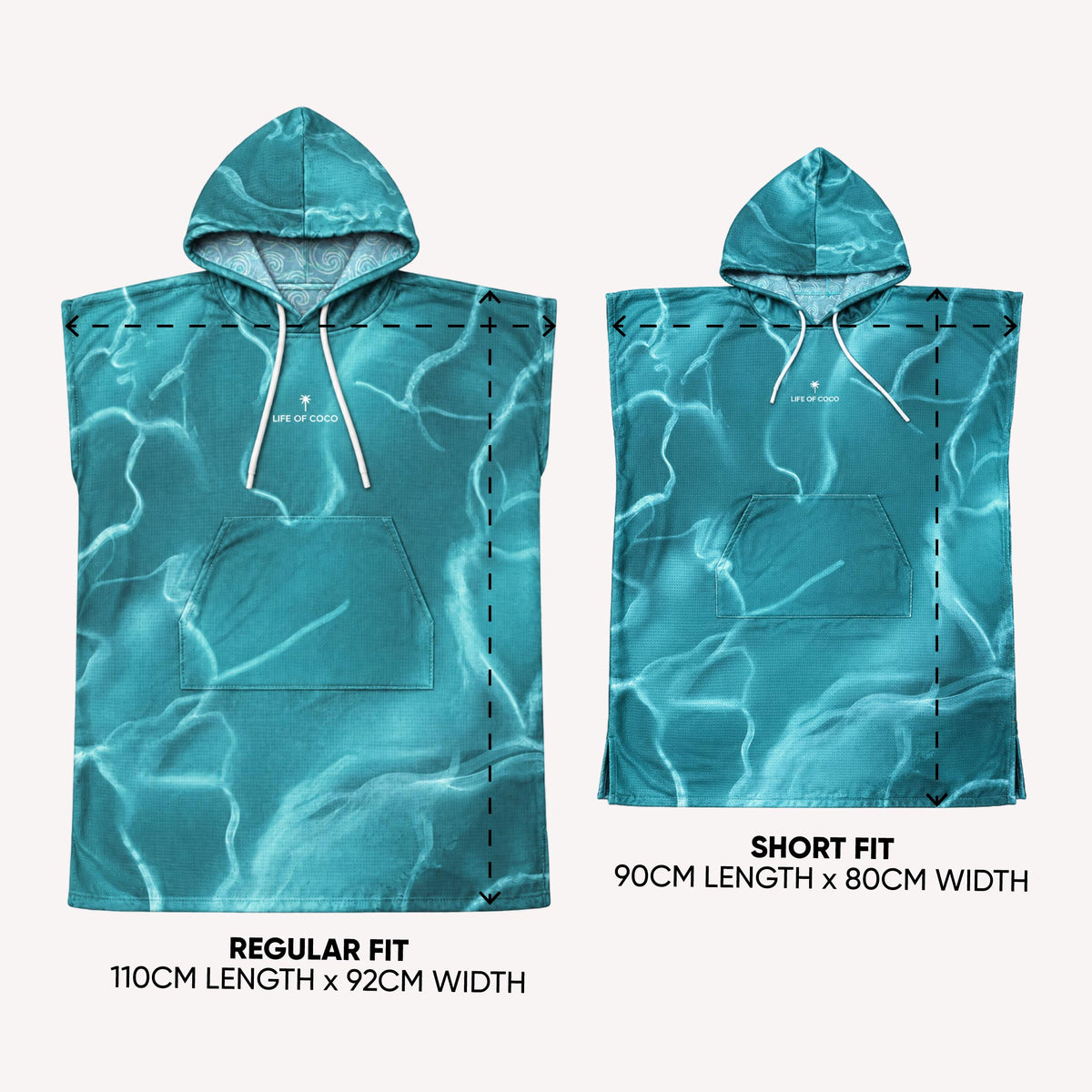 PRE ORDER Sand Free Adult Hooded Towel | Manta Green