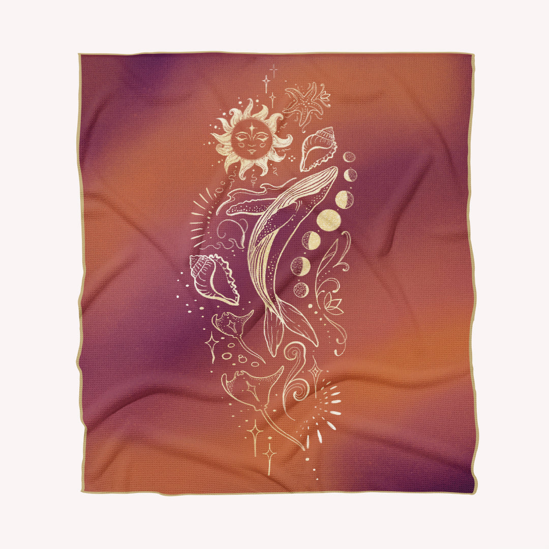 PRE ORDER Sand Free Beach Towel | Double | Sun & Moon