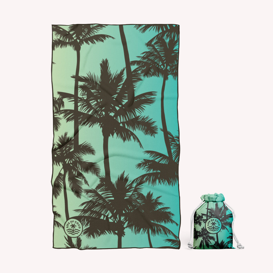 PRE-SALE: Sand Free Beach Towel | Single | Miami Sunset