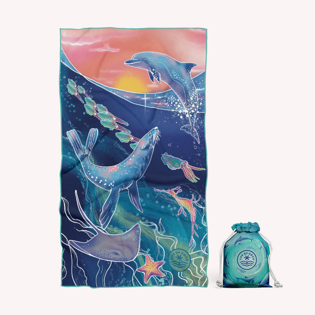 PRE ORDER Sand Free Beach Towel | Single | Mornington Peninsula