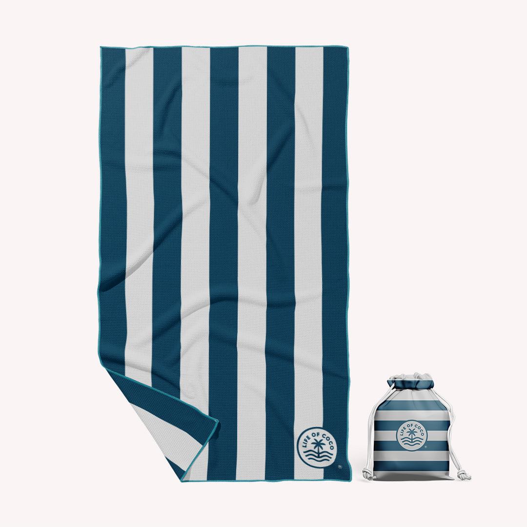 PRE ORDER Sand Free Beach Towel | Single | Santorini