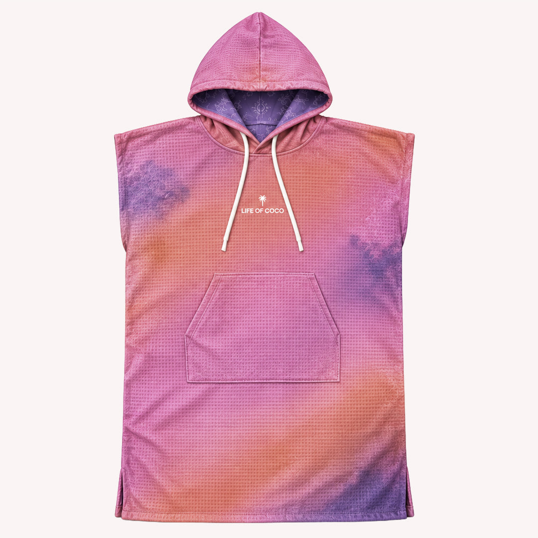 PRE ORDER Sand Free Teen Hooded Towel | Manta Sunset
