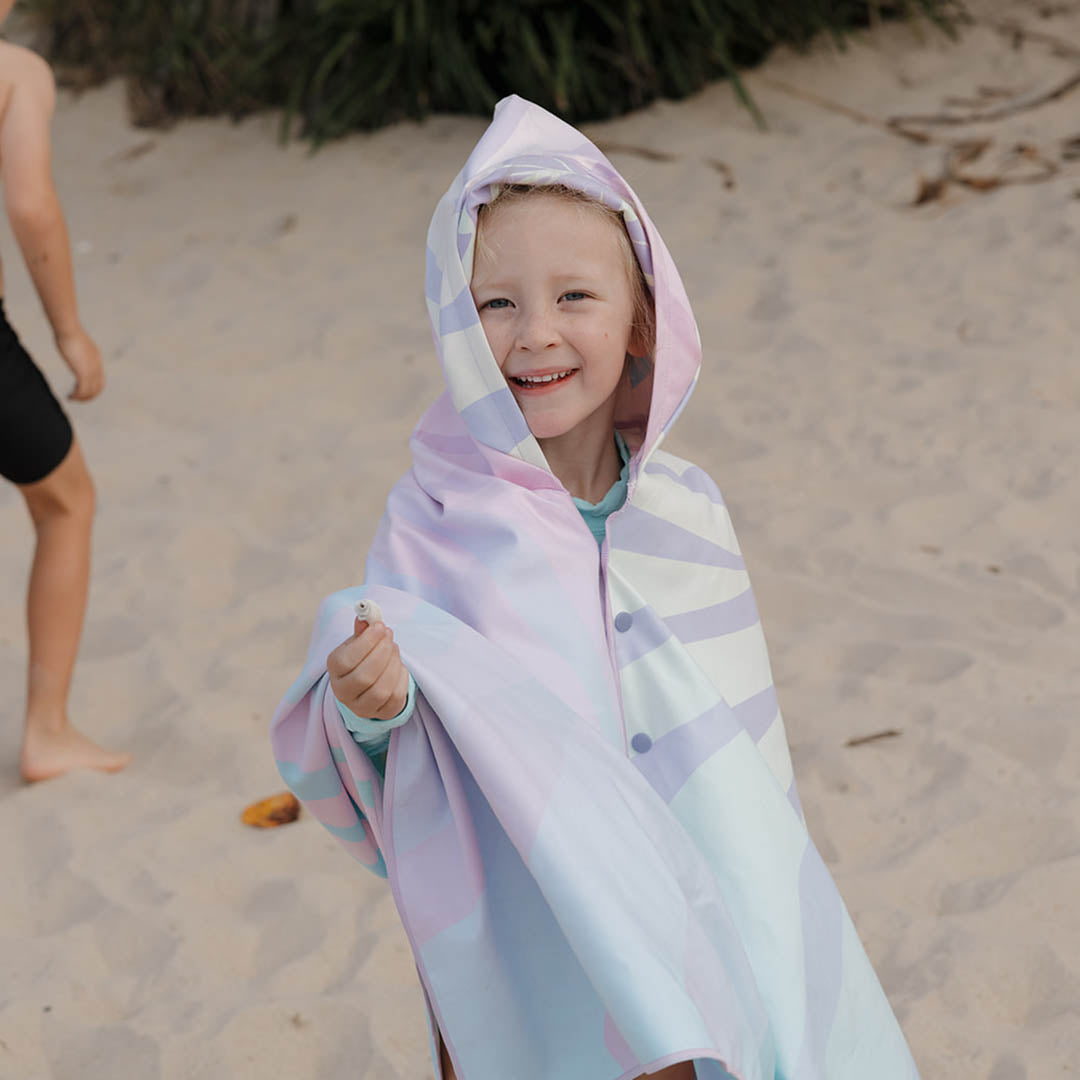 Sand Free Kids Hooded Beach Towel | Malibu