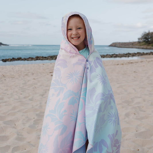 Sand Free Kids Hooded Beach Towel | Malibu