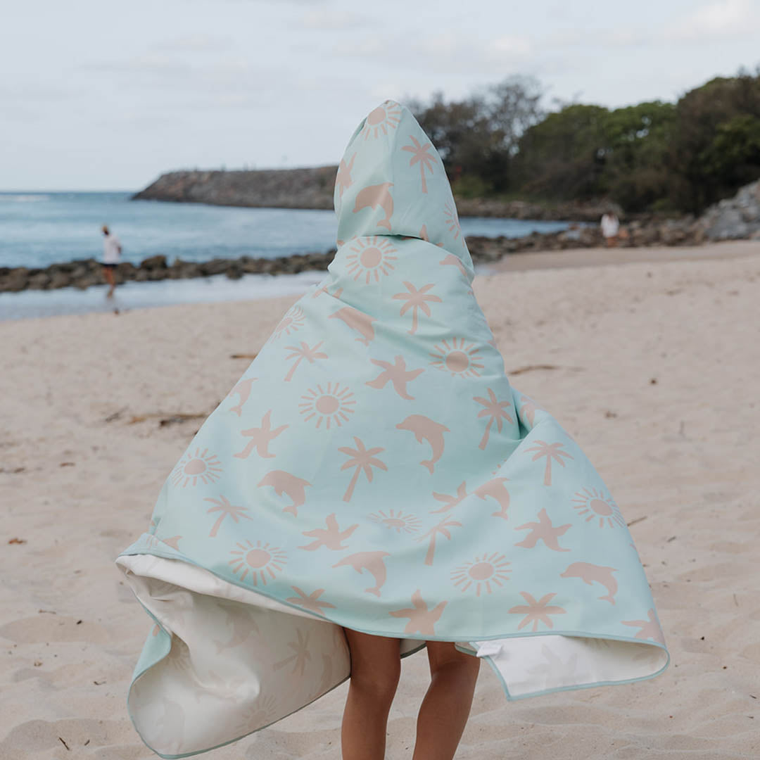 Sand Free Kids Hooded Beach Towel | Laguna