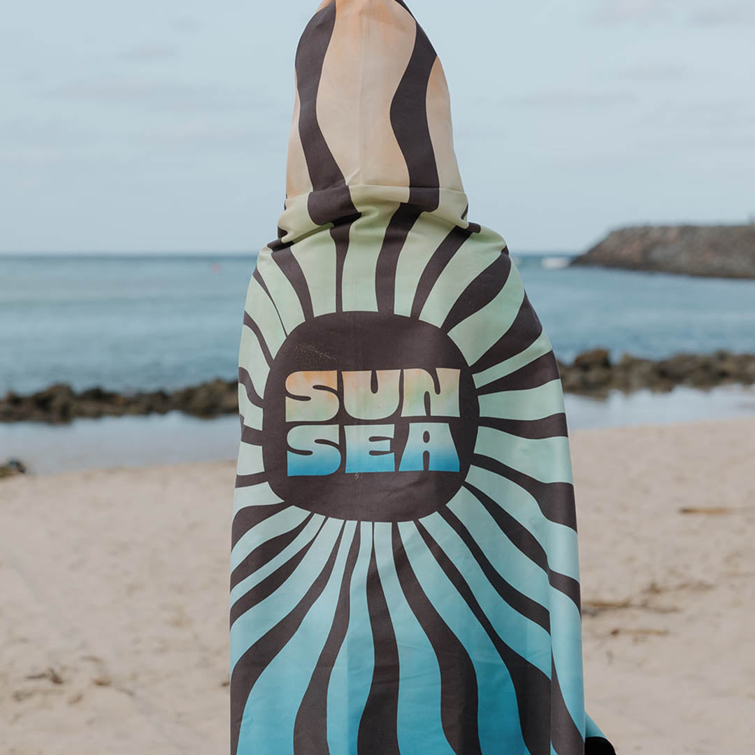 Sand Free Kids Hooded Beach Towel | Oasis