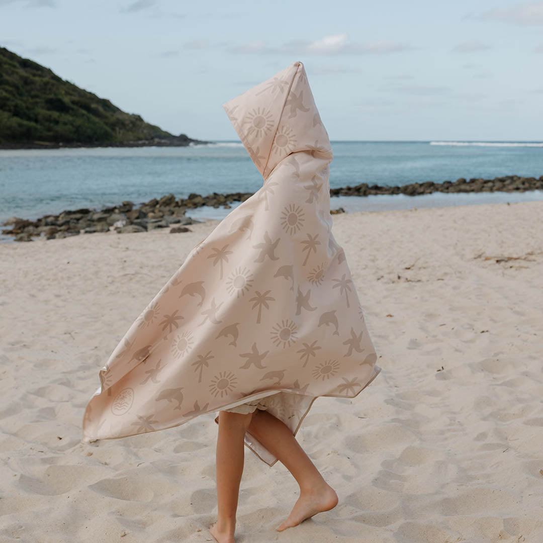 Sand Free Kids Hooded Beach Towel | Sandy