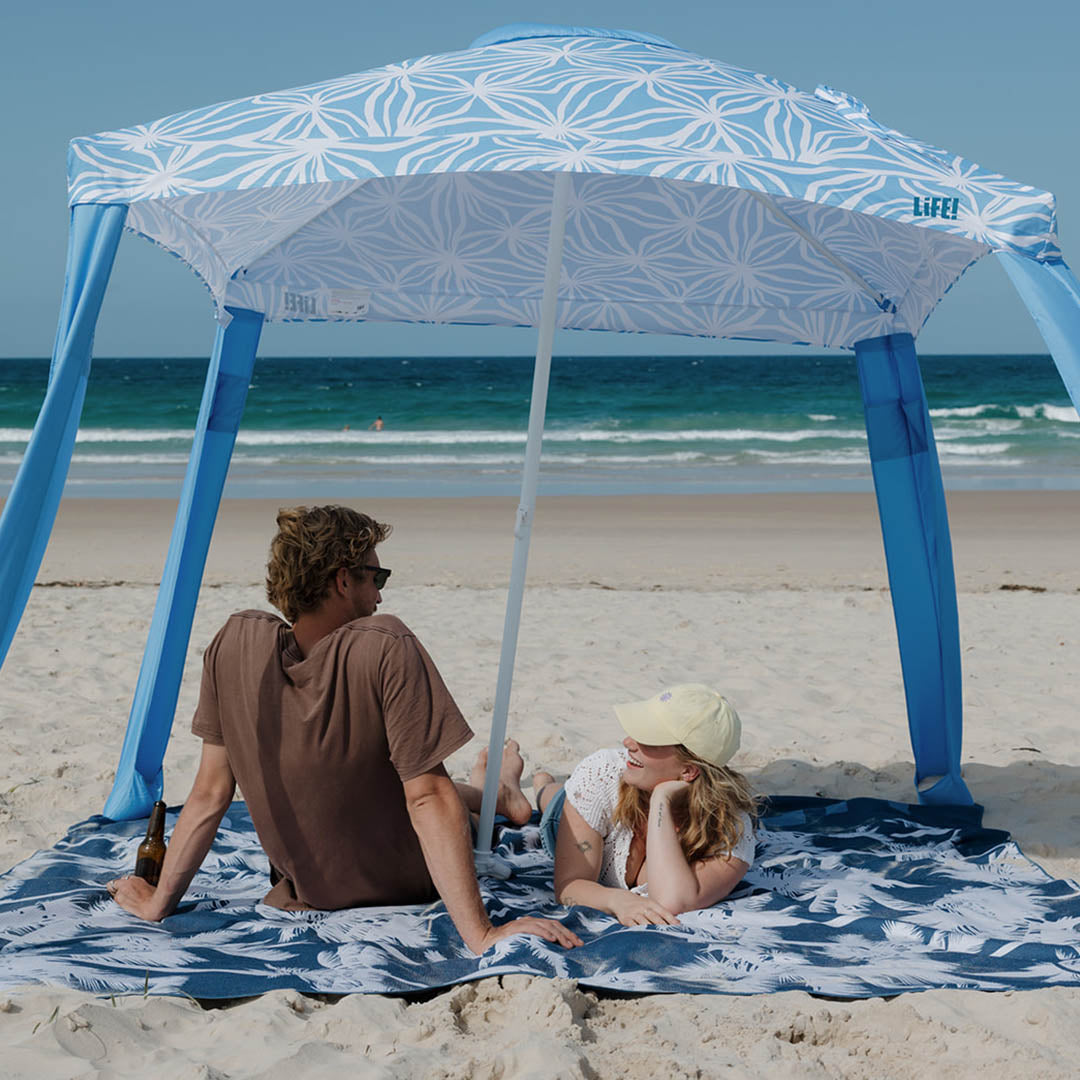 Sand Free Cabana Beach Towel Mat | Ocean | 2.5m