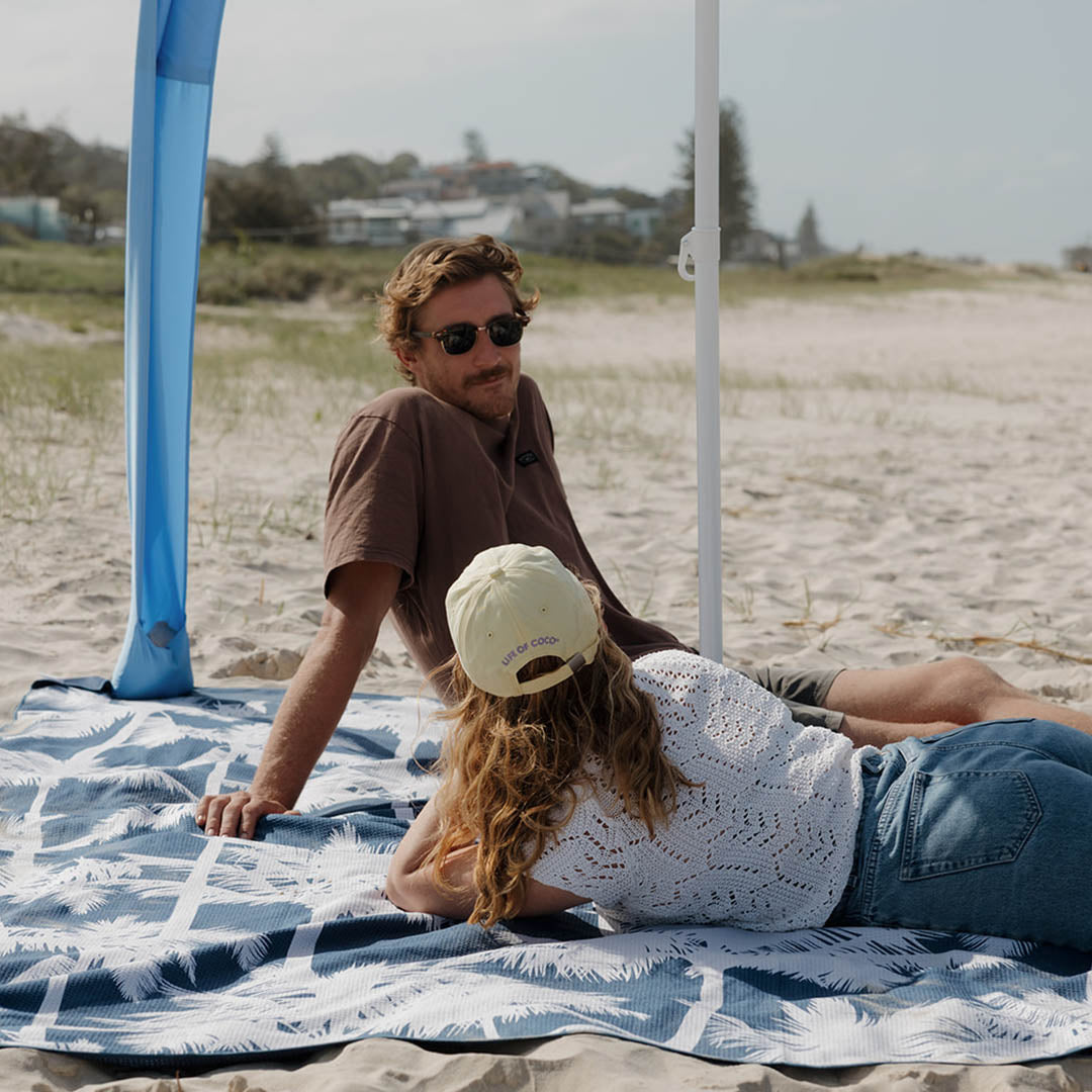 Sand Free Cabana Beach Towel Mat | Ocean | 2.5m