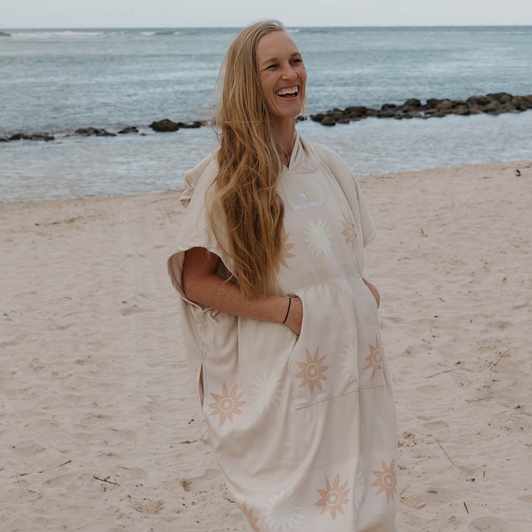 Adult Hooded Towel Poncho | Sun