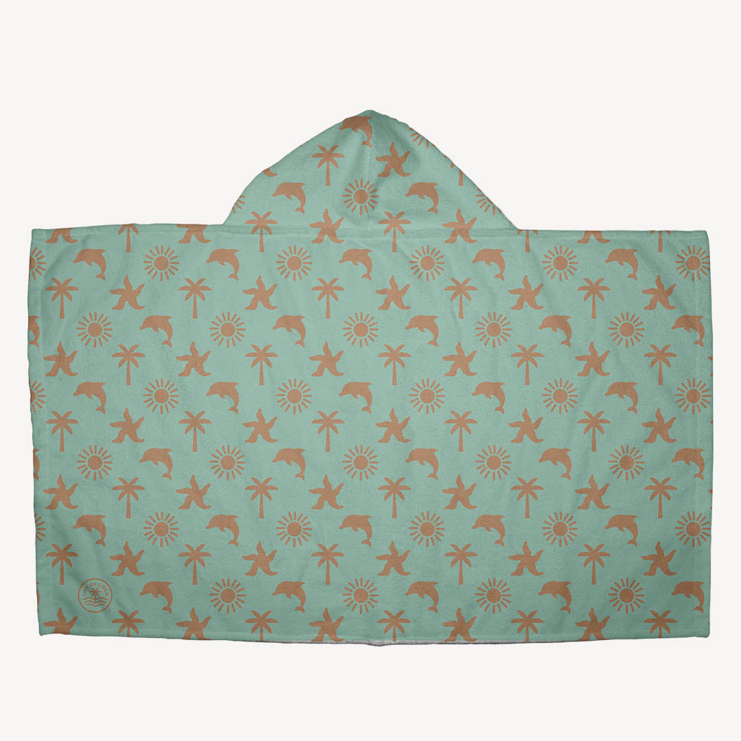 Sand Free Kids Hooded Beach Towel | Laguna