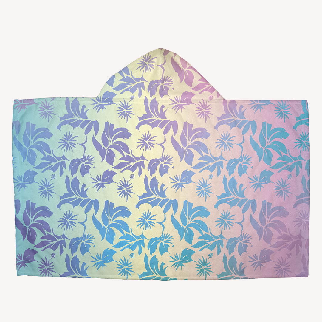 LOC Sand Free Beach Towel Rainbow Hooded kids
