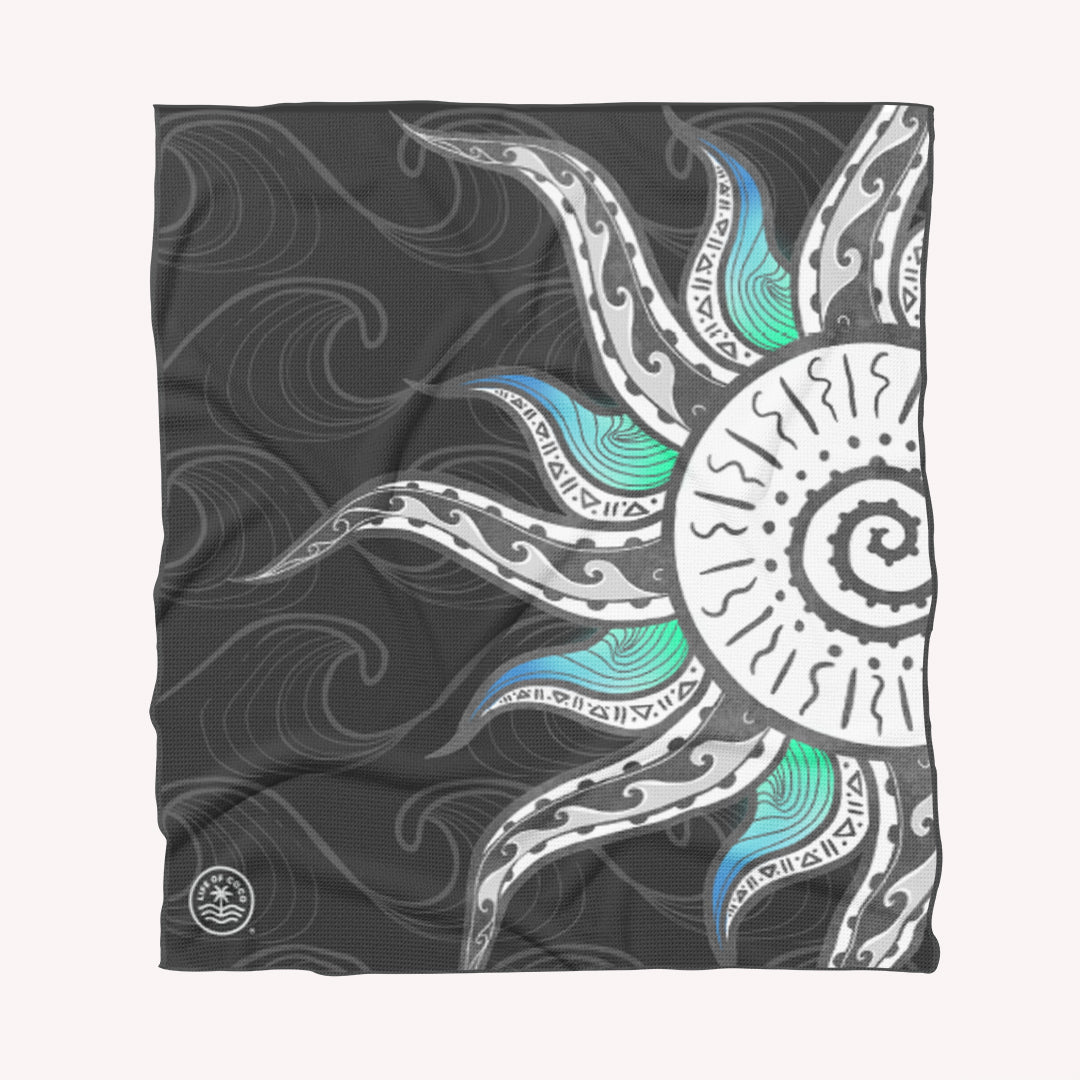 LOC sand free beach towel byron turtle
