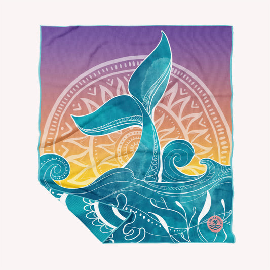 Sand Free Beach Towel | Double | Whale Tale