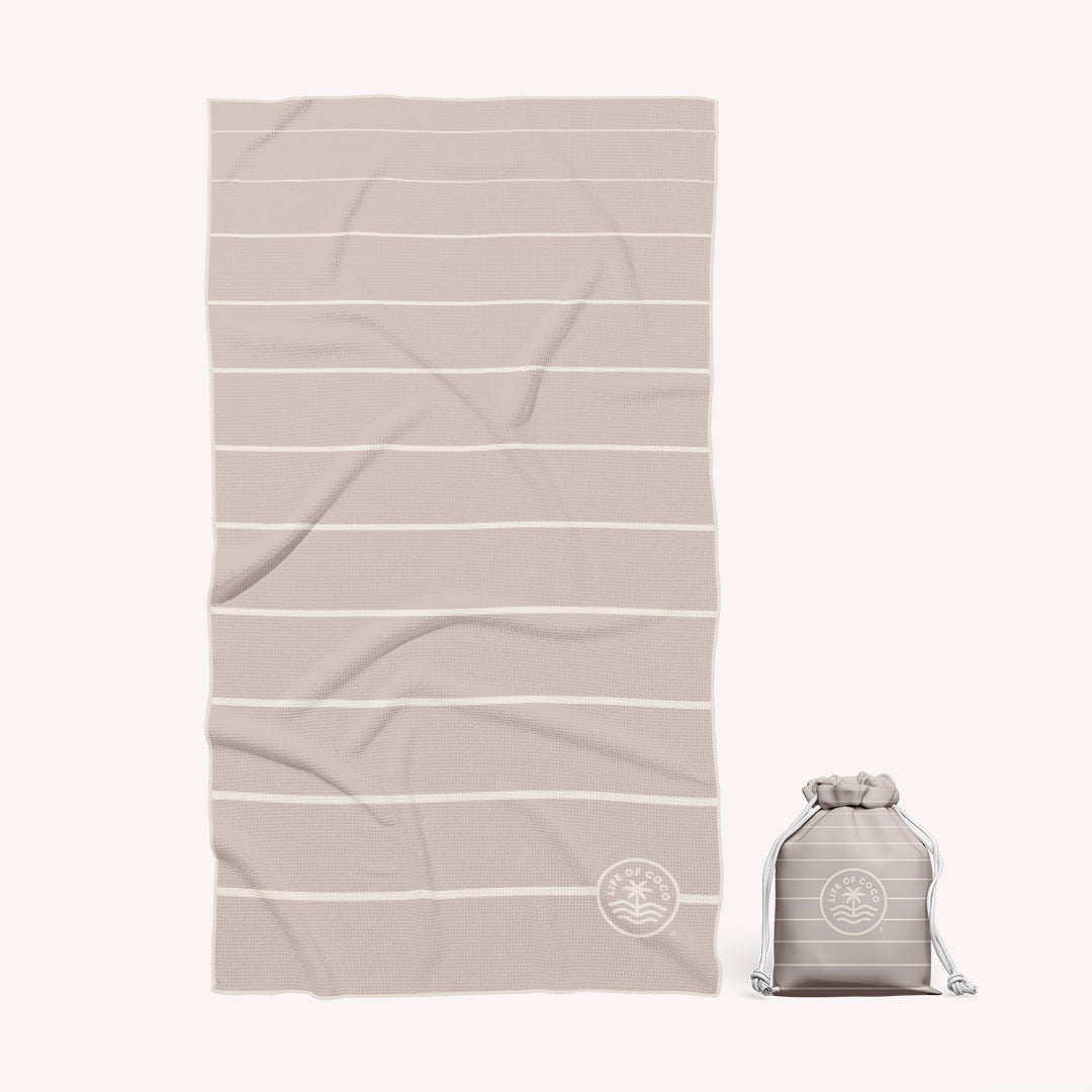 Sand Free beach towel sorrento stripes