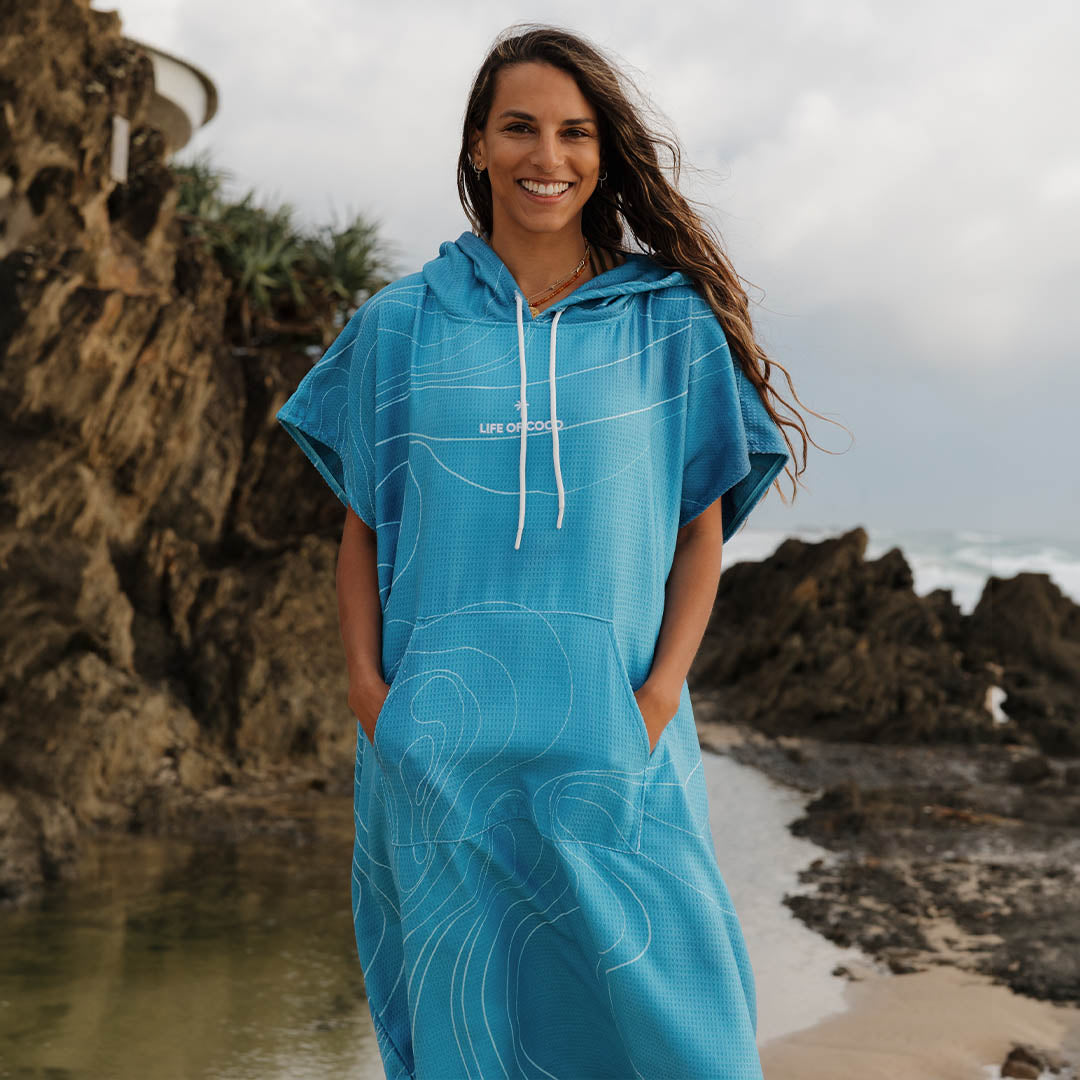 PRE ORDER Sand Free Adult Hooded Towel | Whale Shark