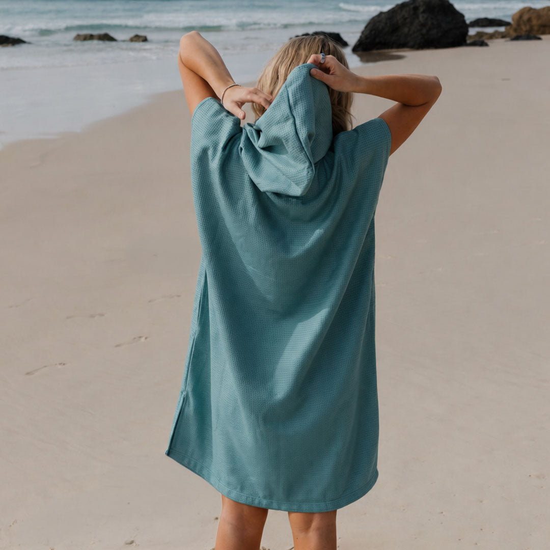 PRE ORDER Sand Free Adult Hooded Towel | Sage Green