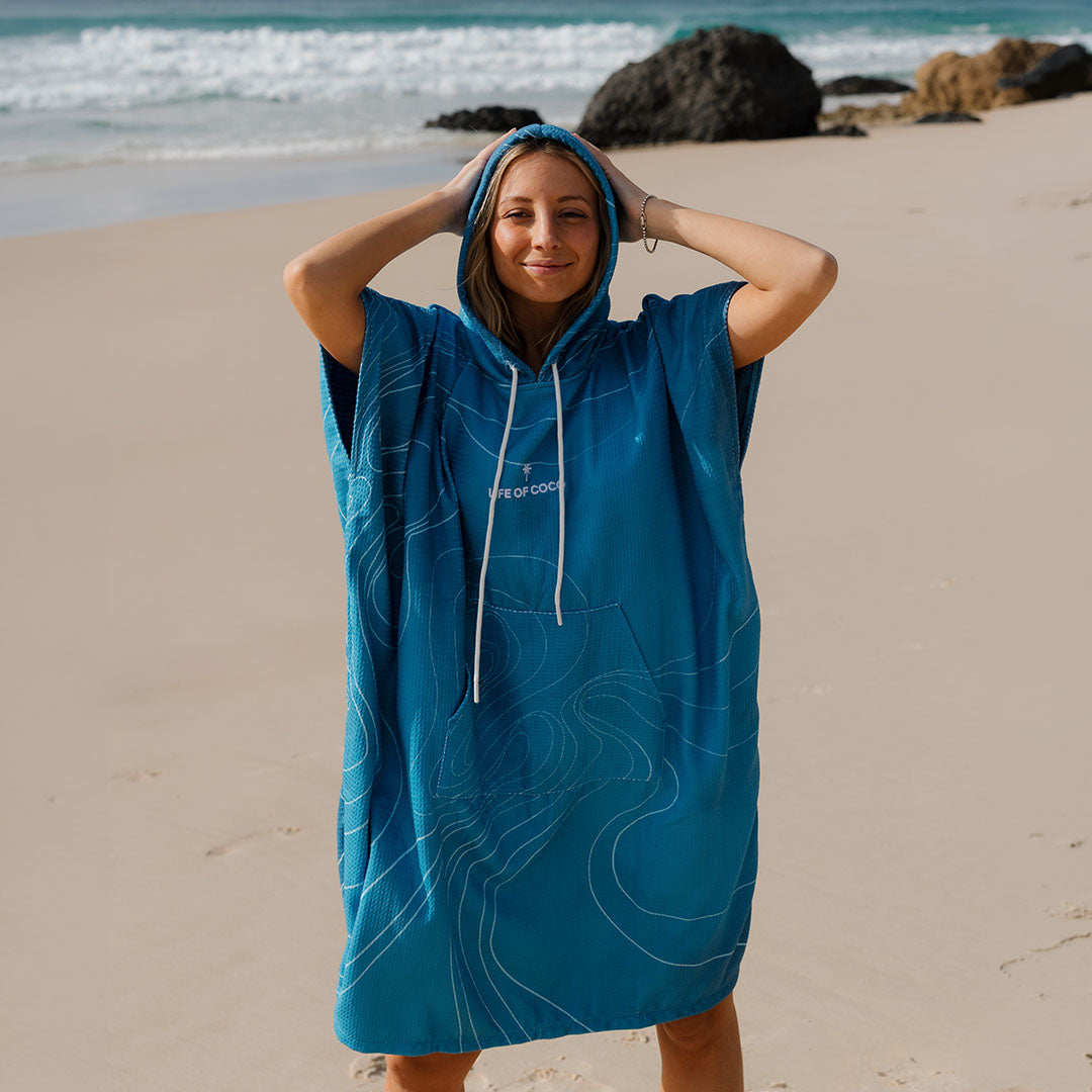 PRE ORDER Sand Free Adult Hooded Towel | Whale Shark