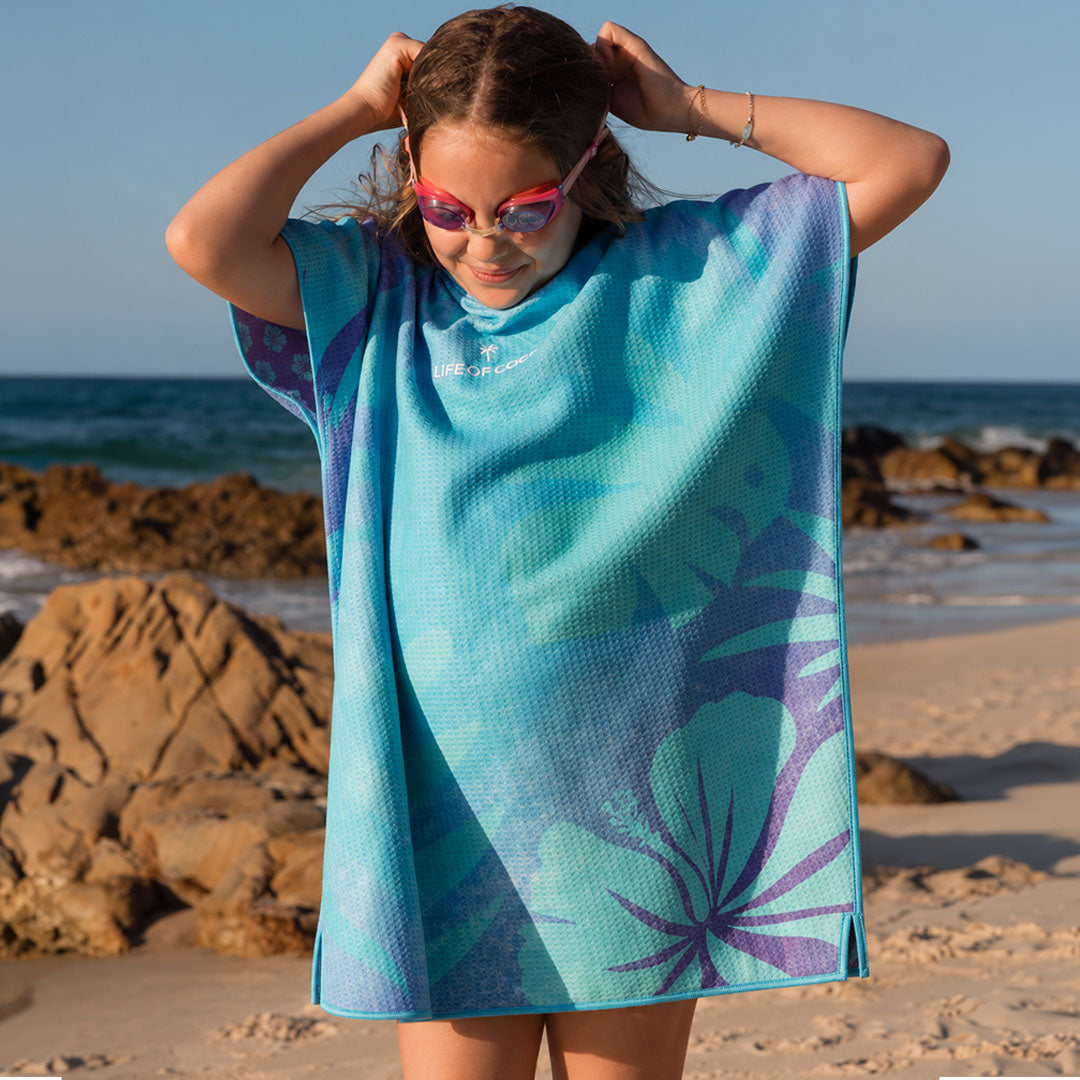 PRE ORDER Sand Free Kids Hooded Towel | Dolphin