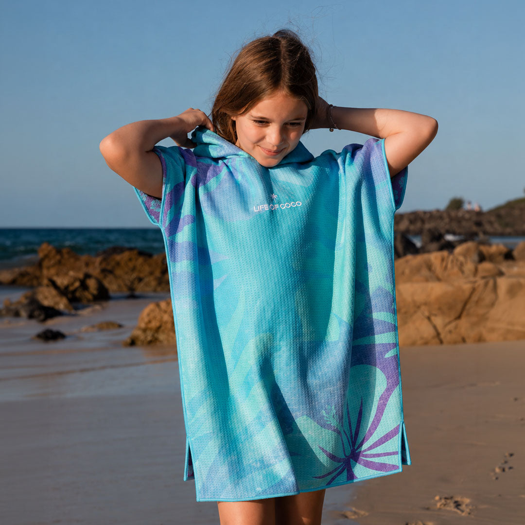 PRE ORDER Sand Free Kids Hooded Towel | Dolphin