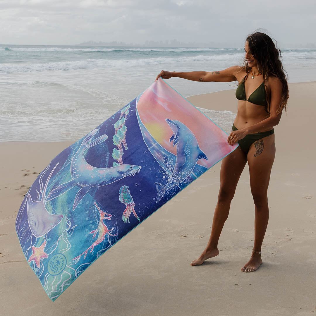 PRE ORDER Sand Free Beach Towel | Single | Mornington Peninsula