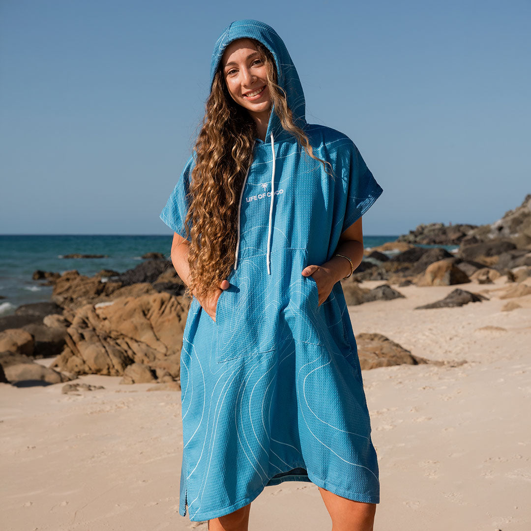 PRE ORDER Sand Free Teen Hooded Towel | Whale Shark