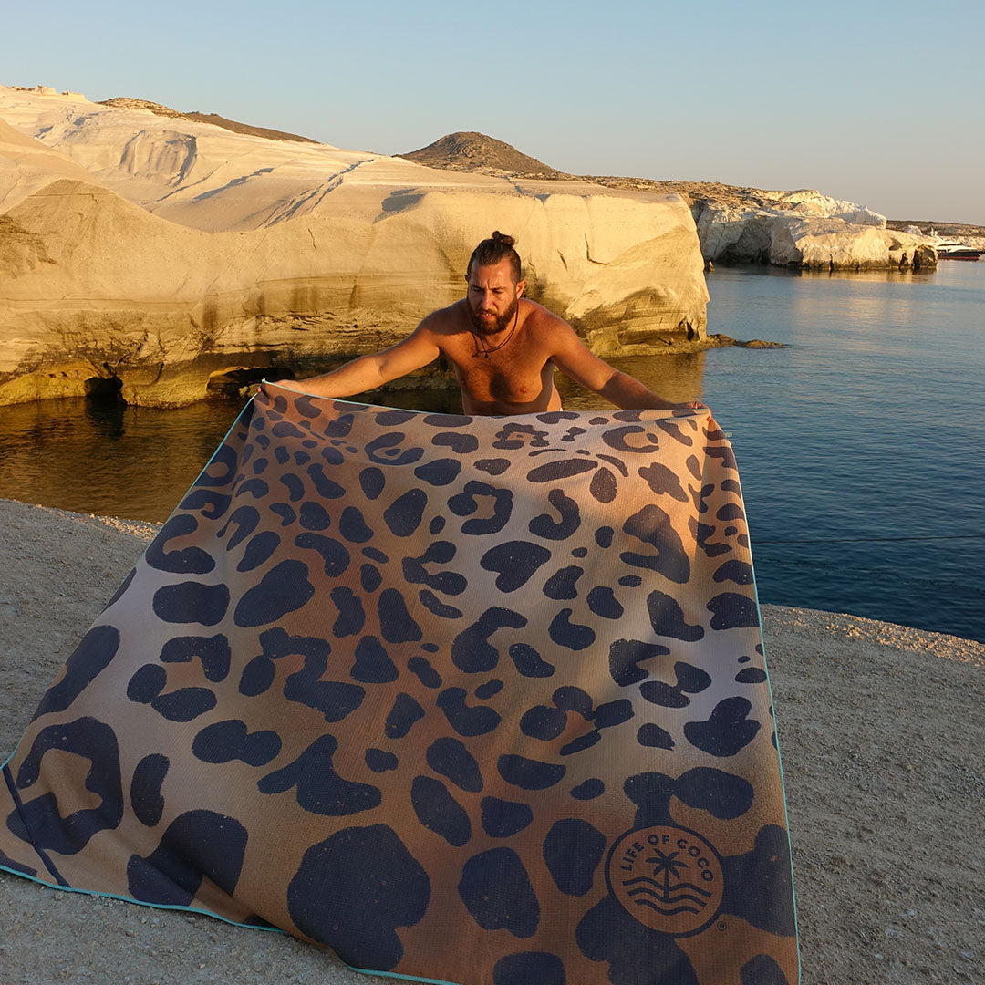 Sand Free Beach Towel | Double | White Lotus