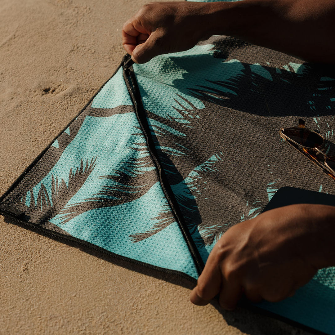 Sand Free Beach Towel | Single | Miami Sunset