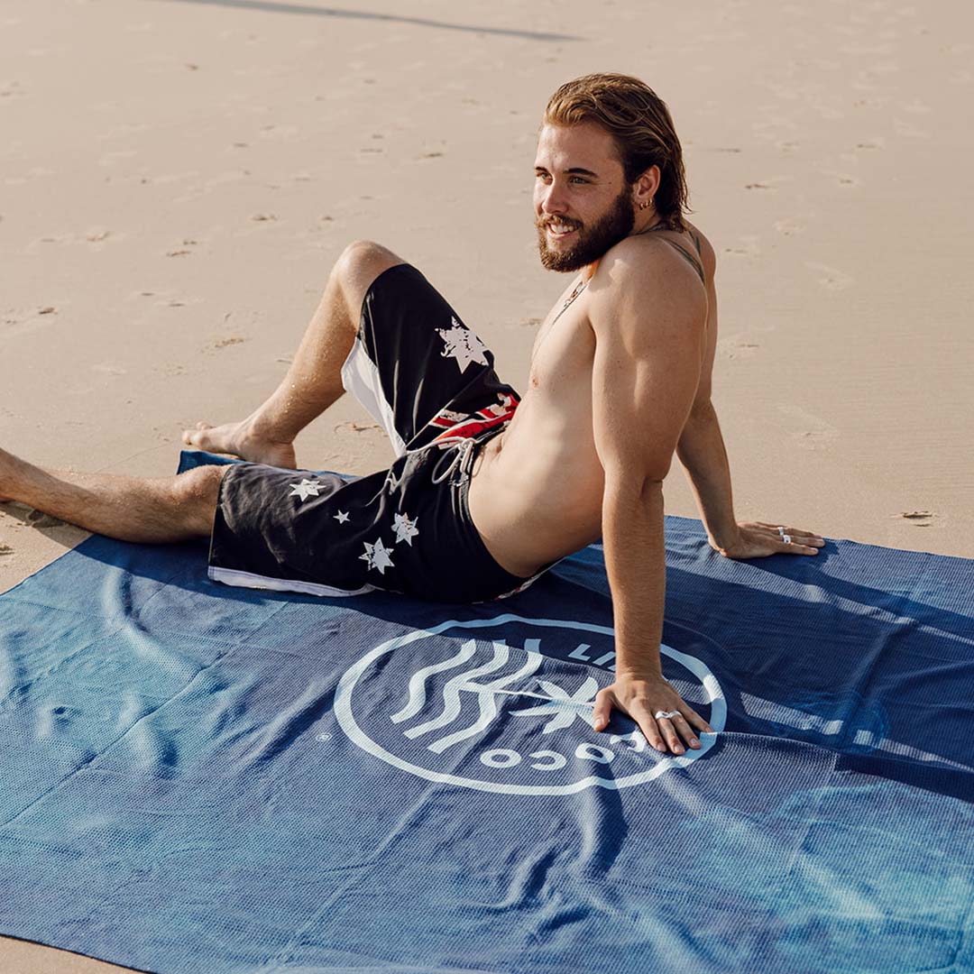 Sand Free Beach Towel | Double | Santorini